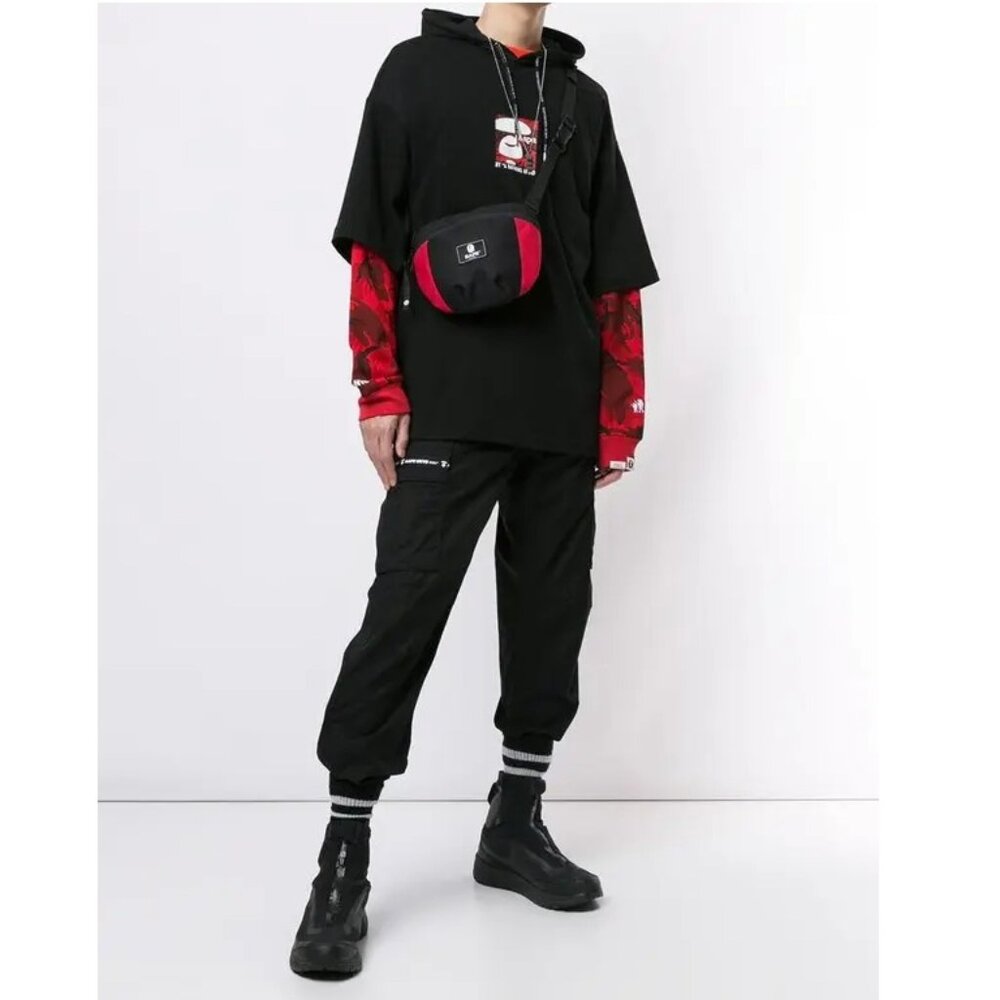 AAPE BY *A BATHING APE Logo Colour-Block Hoodie